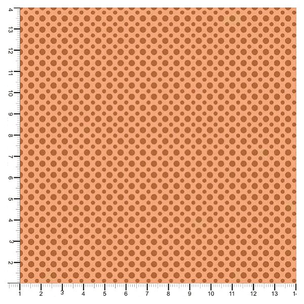 Tecido Tricoline 100% Algodão Poá 50x150cm - Terra