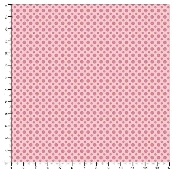 Tecido Tricoline 100% Algodão Poá 50x150cm - Rosa