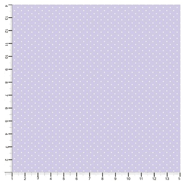 Tecido Tricoline 100% Algodão Poá 50x150cm - Lilás