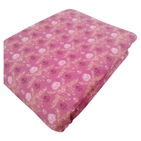 Tecido Tricoline 100% Algodão Blush Blossom 50x150cm - 6