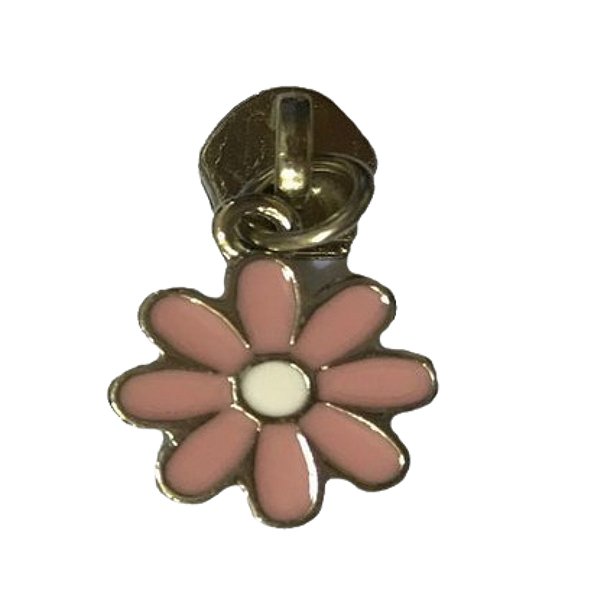 Cursor para Zíper nº5 – Modelo Margarida Rosa
