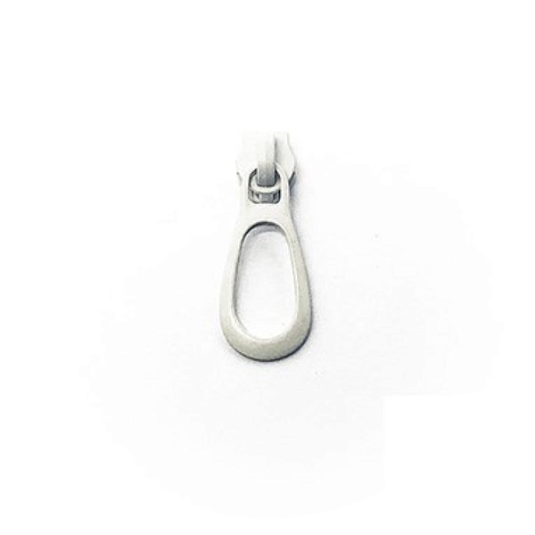 Cursor para Zíper nº5 – Modelo Gota – Branco