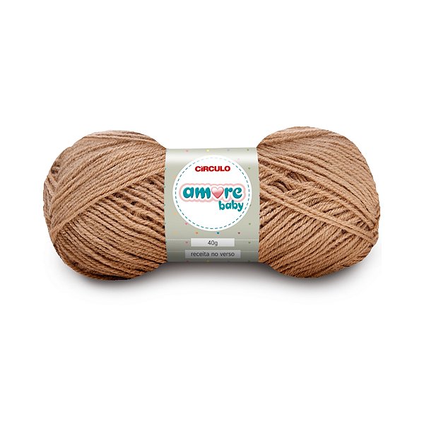 Lã Amore Baby Círculo 40g - Amendoa - Un