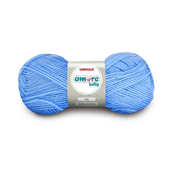 Lã Amore Baby Círculo 40g - Enseada - Un