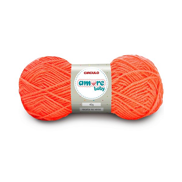 Lã Amore Baby Círculo 40g - Vitamina C - Un