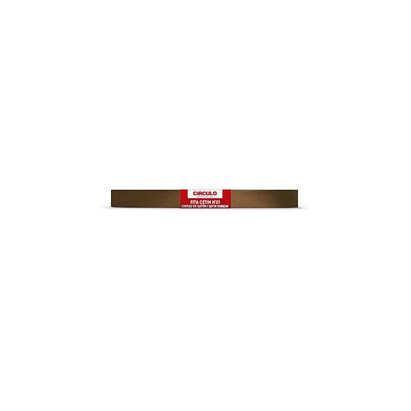 Fita Cetim Circulo 7mm x 10m N.01 Chocolate - Un