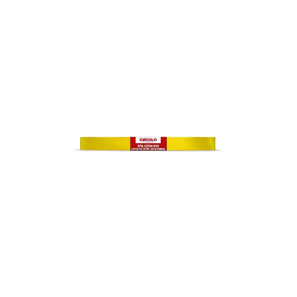 Fita Cetim Circulo 7mm x 10m N.01 Solar - Un