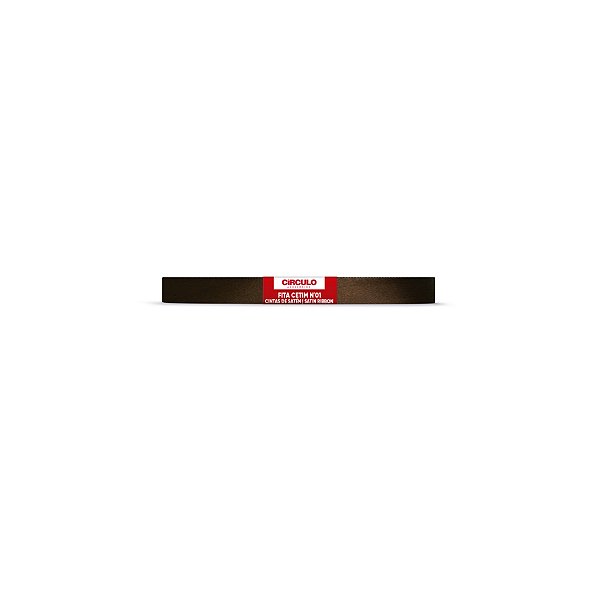 Fita Cetim Circulo 7mm x 10m N.01 Tabaco - Un
