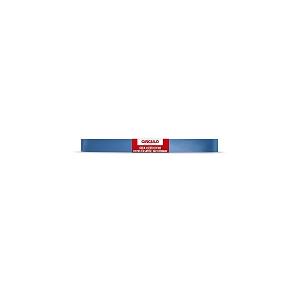 Fita Cetim Circulo 7mm x 10m N.01 Indigo - Un