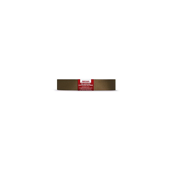 Fita Cetim Circulo 15mm x 10m N.03 Chocolate - Un