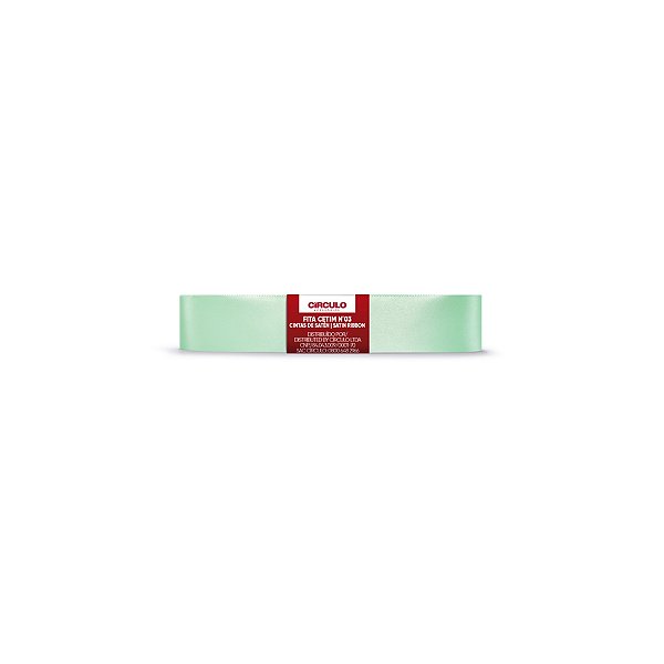 Fita Cetim Circulo 15mm x 10m N.03 Verde Candy - Un