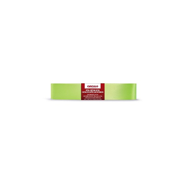 Fita Cetim Circulo 15mm x 10m N.03 Greenery - Un