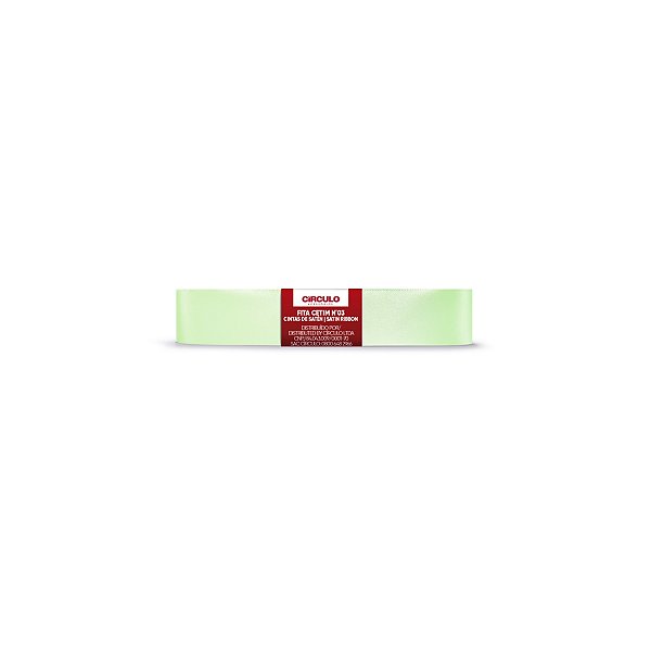 Fita Cetim Circulo 15mm x 10m N.03 Limonada - Un