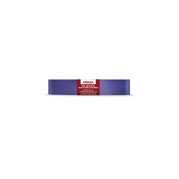 Fita Cetim Circulo 15mm x 10m N.03 Púrpura - Un