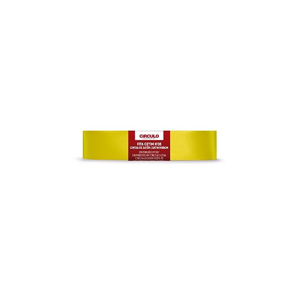 Fita Cetim Circulo 22mm x 10m N.05 Solar - Un