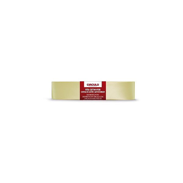 Fita Cetim Circulo 22mm x 10m N.05 Alcaparra - Un