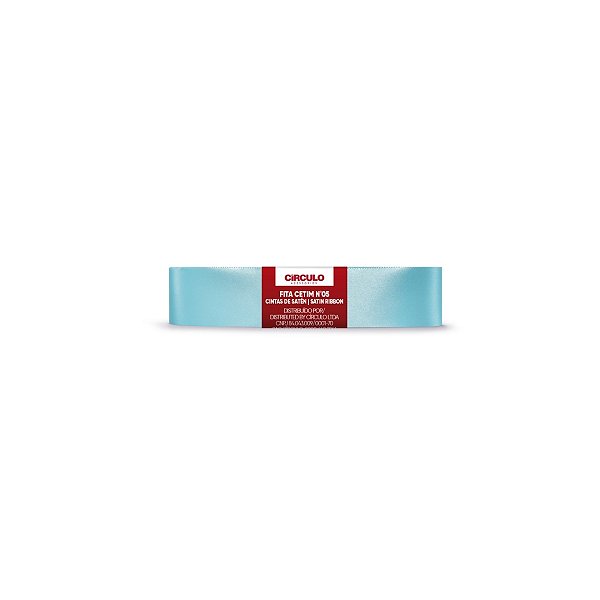 Fita Cetim Circulo 22mm x 10m N.05 Céu - Un