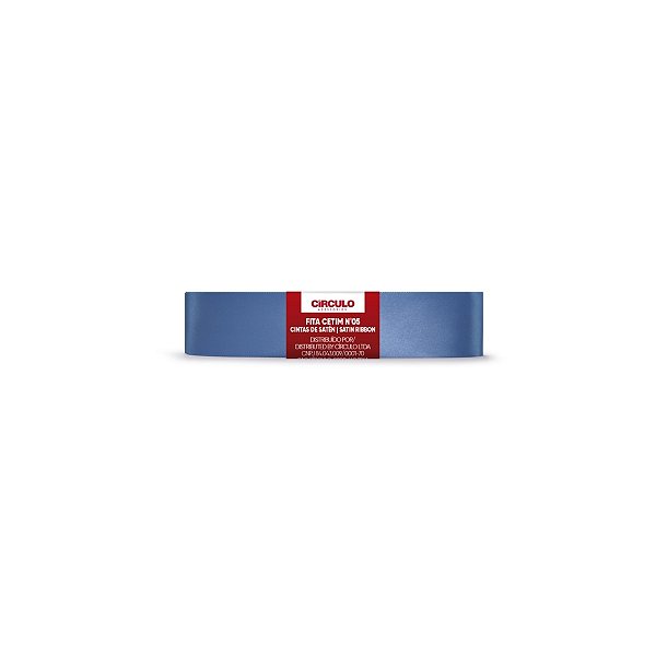 Fita Cetim Circulo 22mm x 10m N.05 Indigo - Un