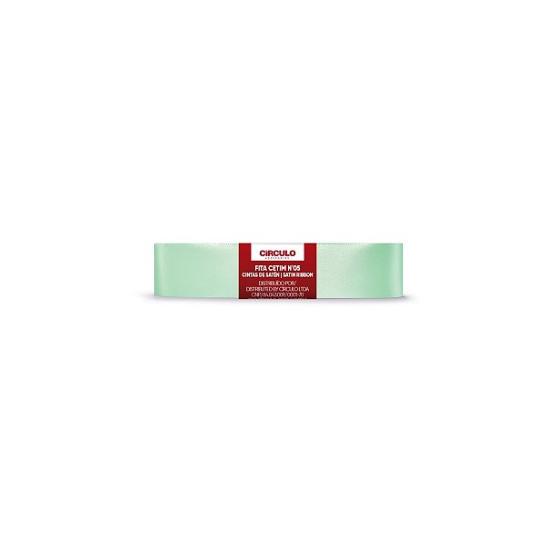 Fita Cetim Circulo 22mm x 10m N.05 Verde Candy - Un