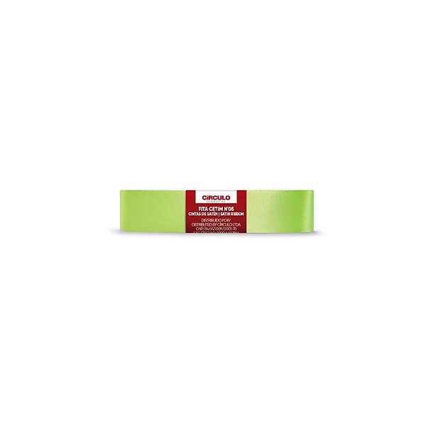 Fita Cetim Circulo 22mm x 10m N.05 Greenery - Un