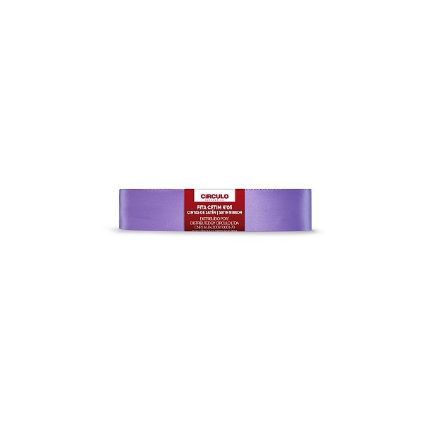 Fita Cetim Circulo 22mm x 10m N.05 Ultravioleta - Un