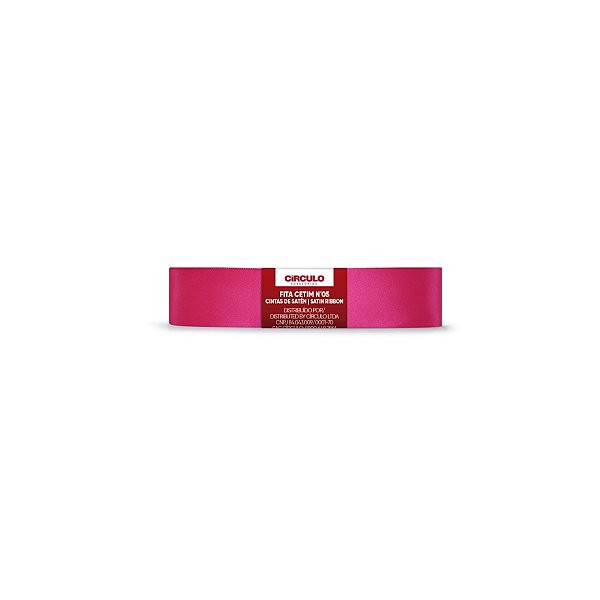 Fita Cetim Circulo 22mm x 10m N.05 Pink - Un