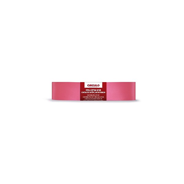 Fita Cetim Circulo 22mm x 10m N.05 Tulipa - Un