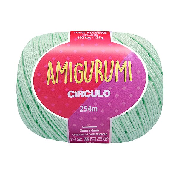 Fio Amigurumi Círculo 254m - Verde Candy - Un