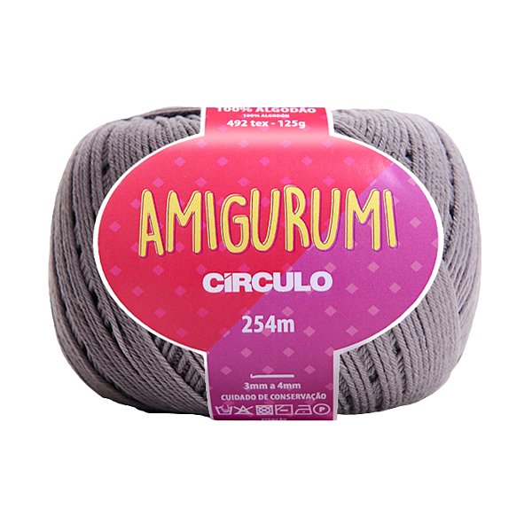 Fio Amigurumi Círculo 254m - Aço - Un