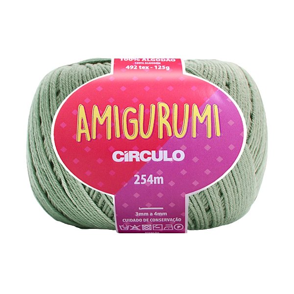 Fio Amigurumi Círculo 254m - Eucalipto - Un