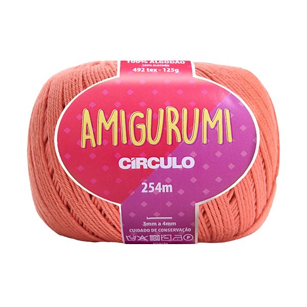 Fio Amigurumi Círculo 254m - Tafeta - Un