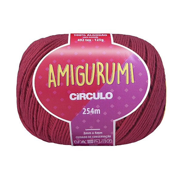 Fio Amigurumi Círculo 254m - Viva Magenta - Un