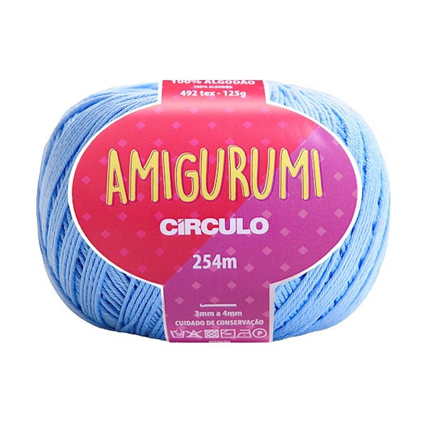 Fio Amigurumi Círculo 254m - Hortência - Un