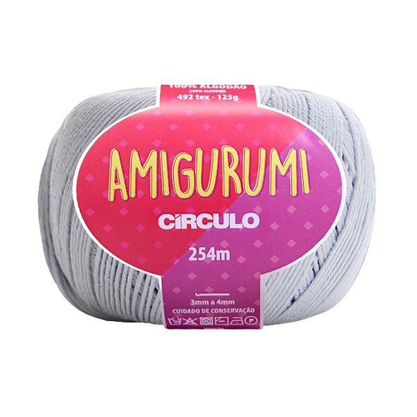 Fio Amigurumi Círculo 254m - Glacial - Un