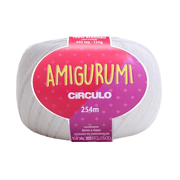 Fio Amigurumi Círculo 254m - Branco - Un