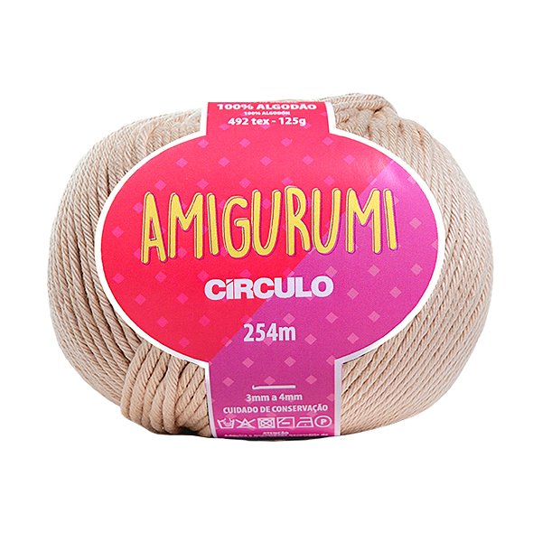 Fio Amigurumi Círculo 254m - Porcelana - Un