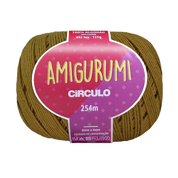 Fio Amigurumi Círculo 254m - Doce De Leite - Un
