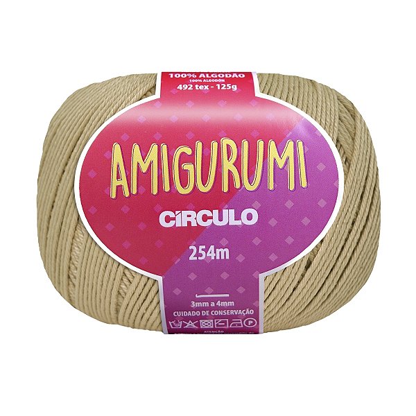 Fio Amigurumi Círculo 254m - Centeio - Un