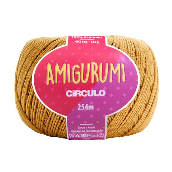Fio Amigurumi Círculo 254m - Mostarda - Un