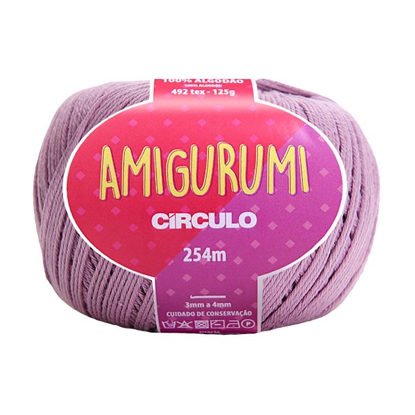 Fio Amigurumi Círculo 254m - Malva - Un
