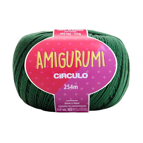 Fio Amigurumi Círculo 254m - Musgo - Un