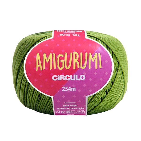 Fio Amigurumi Círculo 254m - Greenery - Un