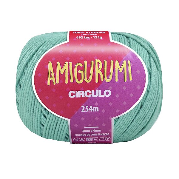 Fio Amigurumi Círculo 254m - Celeste - Un