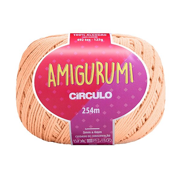 Fio Amigurumi Círculo 254m - Peach Fuzz - Un