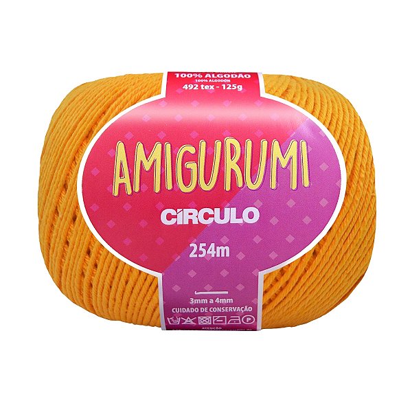 Fio Amigurumi Círculo 254m - Gema - Un