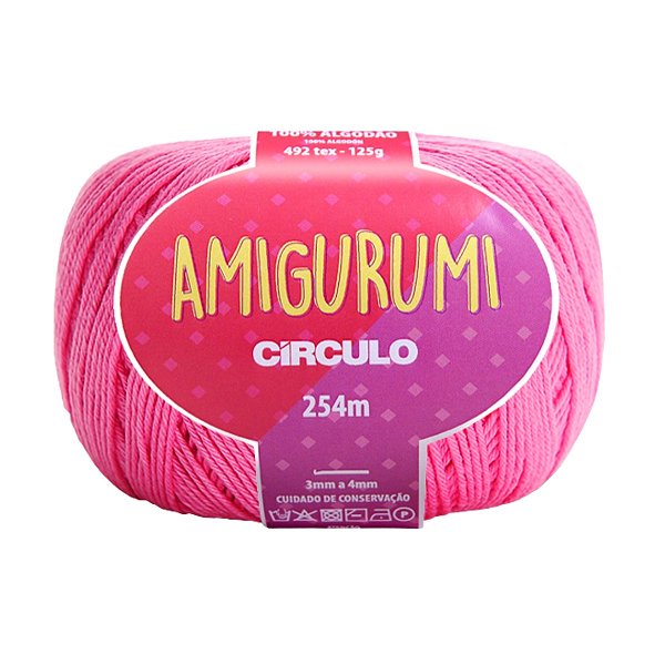Fio Amigurumi Círculo 254m - Pitaya - Un