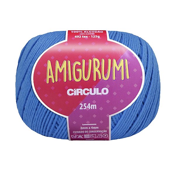 Fio Amigurumi Círculo 254m - Aqua - Un
