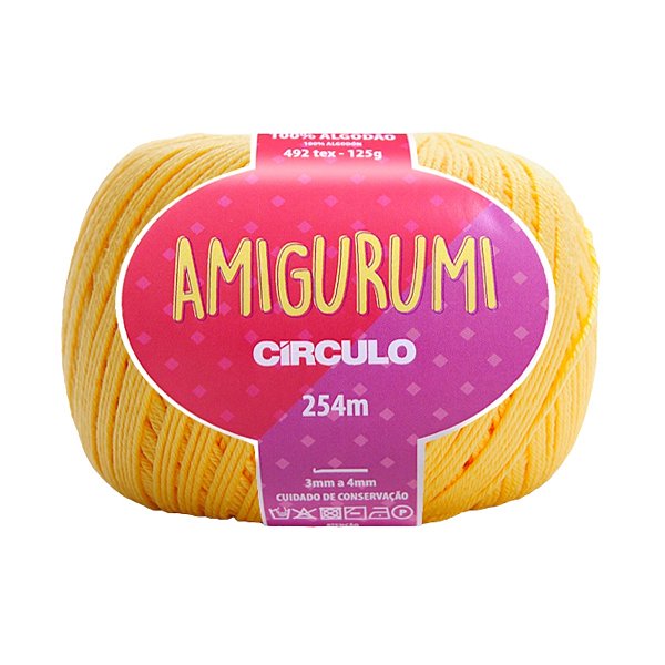 Fio Amigurumi Círculo 254m - Solar - Un