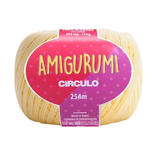 Fio Amigurumi Círculo 254m - Creme - Un