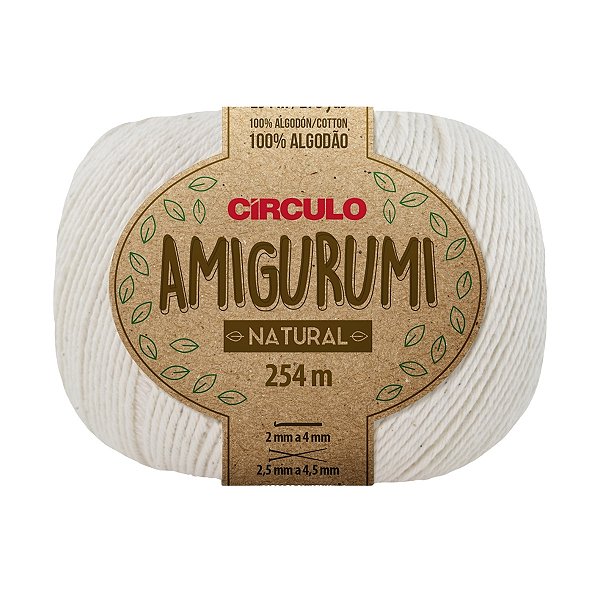 Fio Amigurumi Círculo 254m - Natural - Un